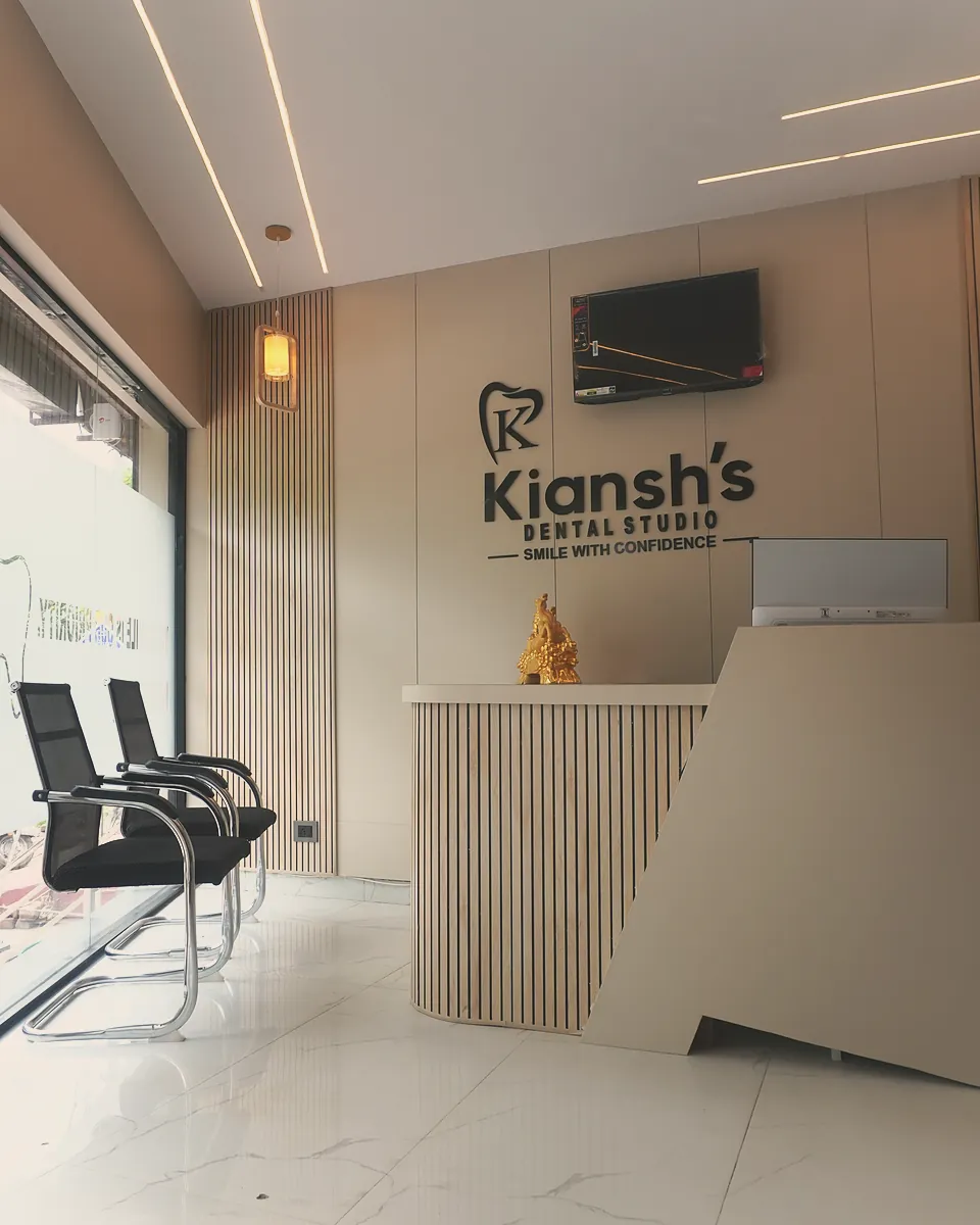 Reception, entrance view at Kiansh Dental Studio, Gomti Nagar Extension, Lucknow